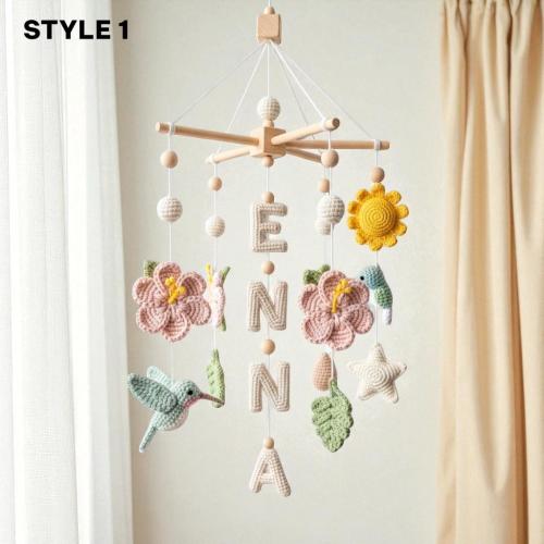 Custom Crochet Hummingbird Baby Mobile: Tropical Nursery Decor