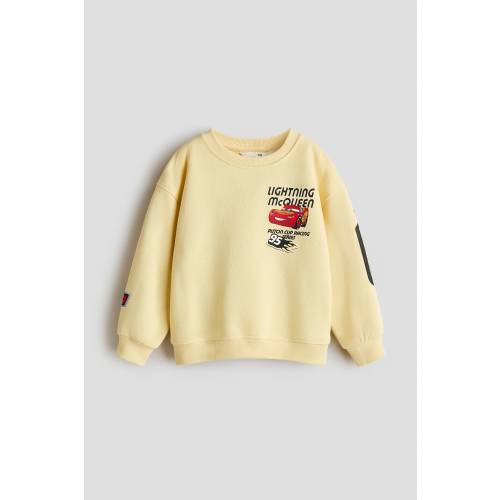 PRINTED BRUSHED-INSIDE SWEATSHIRT