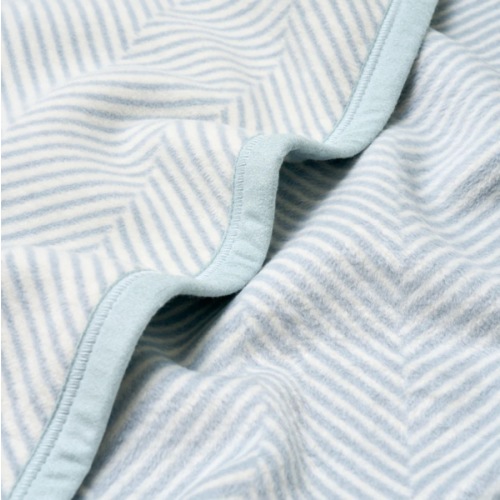 Harborview Herringbone Sky Mini Blanket