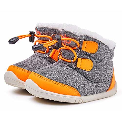BMCiTYBM Toddler Baby Snow Boots Winter Shoes Boys Girls Cold Weather Baby Faux Fur Shoes