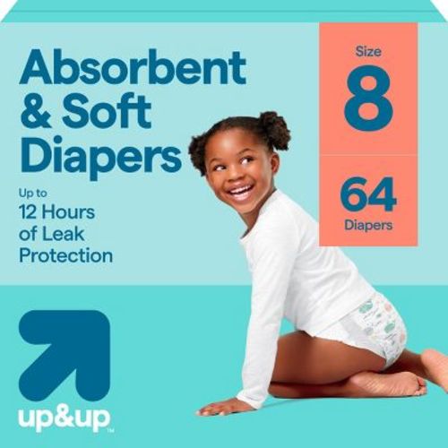 Disposable Diapers - Size 8 - 64ct - up&up™