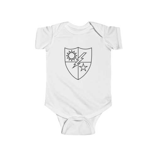 Military Ranger Baby Bodysuit: Army Newborn One Piece