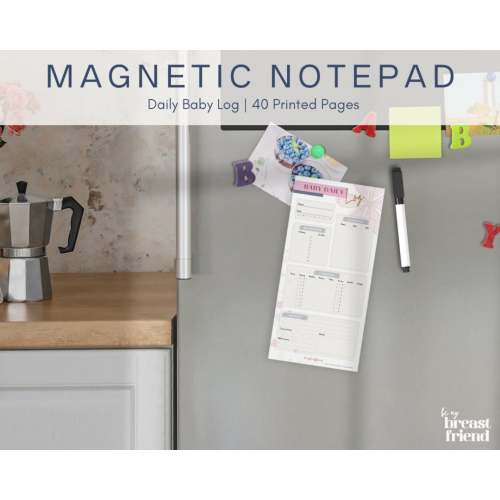 Baby Daily Log | Magnetic Fridge Notepad