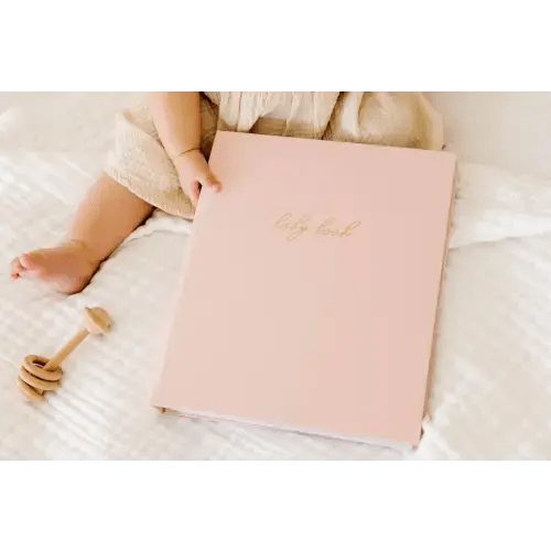 First Year Baby Memory Book - Pink