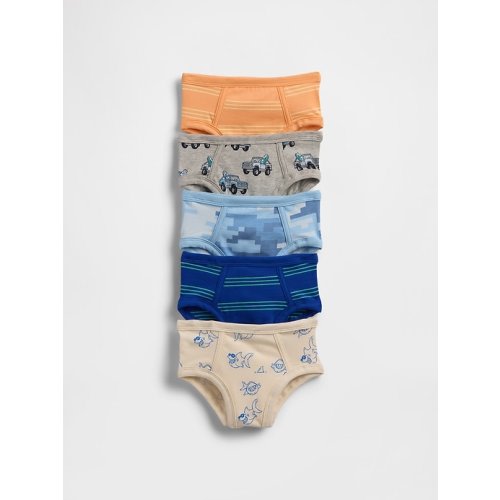 Toddler Organic Stretch Cotton Briefs (5-Pack)