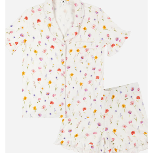 Womens Ribbed PJ's Short Sleeve (Birth Flower) – Snuggle & Slumber