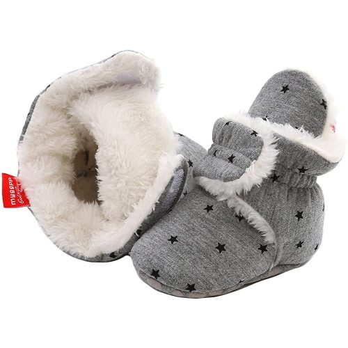Ohwawadi Infant Baby Slippers Girls Boys Booties Warm Baby Socks Shoes Newborn Crib Shoes Baby Footwear Prewalkers