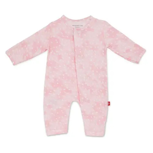 Magnetic Me Easy-Close Modal Coverall Jumpsuit Pink Doeskin 3-6 Months