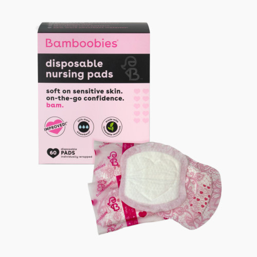 Bamboobies EcoPure Bamboo Disposable Nursing Pads - 60