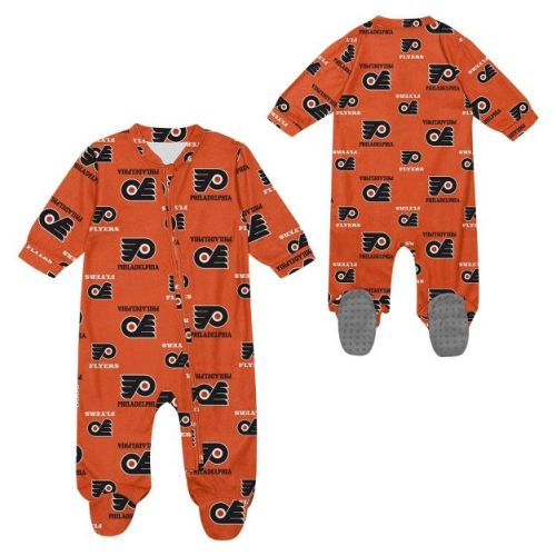 NHL Philadelphia Flyers Infant Boys' Sleeper Bodysuit - 3-6M