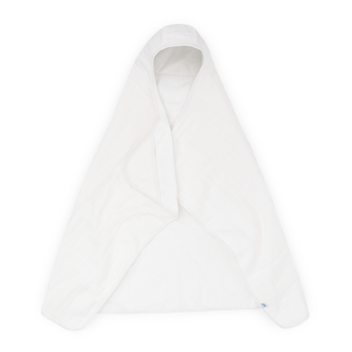 Toddler Hooded Towel - White