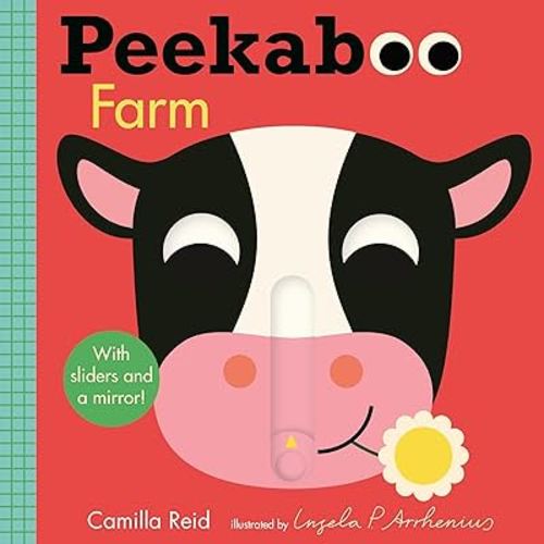 Peekaboo: Farm: (An Interactive Board Book for Babies & Toddlers with Mirror & Sliders to Push, Pull, or Turn. Cute Artwork Includes Corn, Barn, Horse, Pig, & More.) (Peekaboo You)