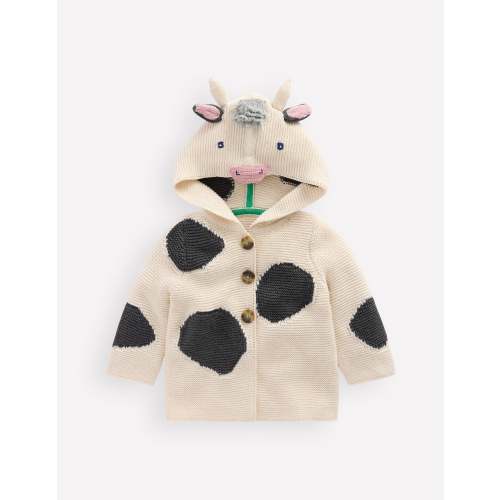 Novelty Cotton Knitted Jacket-Cow
