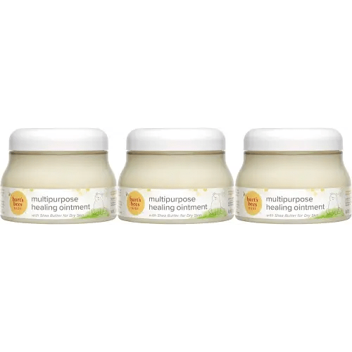 Burt's Bees Baby Multipurpose Healing Ointment with Shea Butter, Face & Body Baby Ointment for Dry Skin, 100% Natural Origin, 7.5 Oz (Pack of 3)