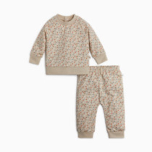 Tiny Kind The 2-Piece Printed French Terry Set - Star Terrazzo, 6-9 M