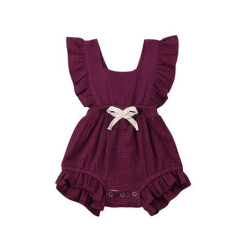 SIERRA Ruffle Romper - Hazel & Bo