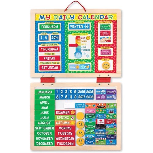 Melissa & Doug My First Daily Magnetic Calendar