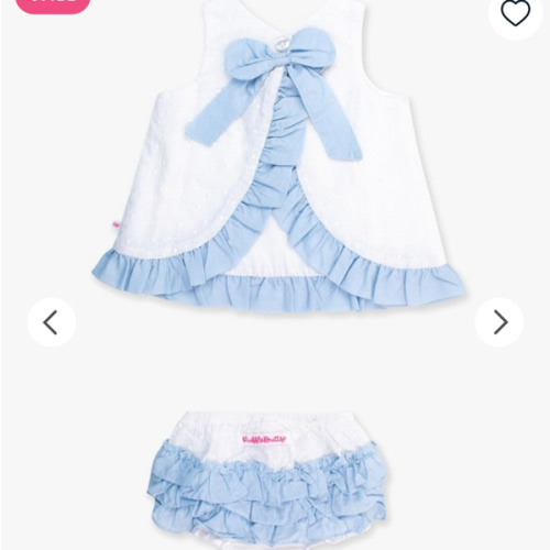 Swiss Dot Swing Top and Bloomer Set | RuffleButts & RuggedButts