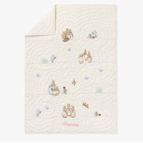 Peter Rabbit™ Flopsy™ Baby Quilt | Pottery Barn Kids