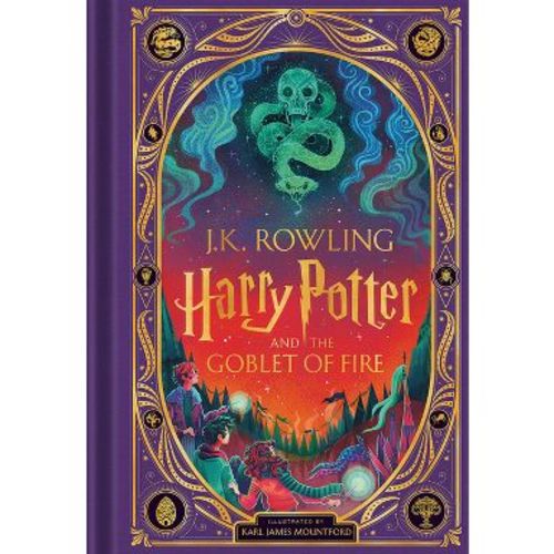 Harry Potter and the Goblet of Fire (Harry Potter, Book 4) (Interactive Illustrated Edition) - by J K Rowling (Hardcover)