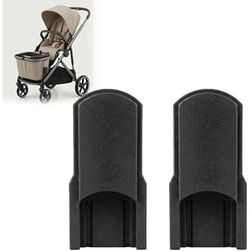 2 Pcs Stroller Adapter for Cybex Gazelle - Compatible Shopping Basket Adapter | Effortless Detachable Design | Hands-Free Convenience