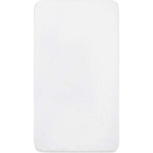 Quilted Changing Pad Cover in White