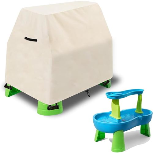 Kids Water Table Cover Fit Rain Showers Splash Pond Water Table,Waterproof Dust Proof Anti-UV Outdoor Toys Cover-Cover only