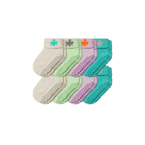 Baby Gripper Socks 8-Pack (6-12 Months) - Bombas