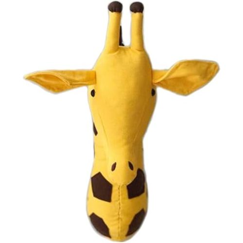 ljhnba Jungle Giraffe Stuffed Animal Heads for Wall Nursery Room Mount Fantasy Wall Decoration Hanging Girls Room Decor for Bedroom Aesthetic Girls