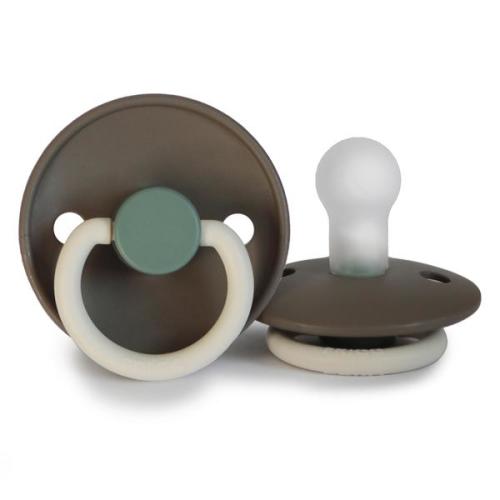 FRIGG Silicone Pacifier | Colorblock (Hudson Bay) – Mushie