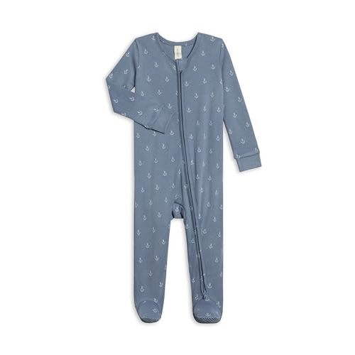 Colored Organics Baby Zip-Up Footed Sleeper with 2-Way Zipper - Organic Cotton Pajamas