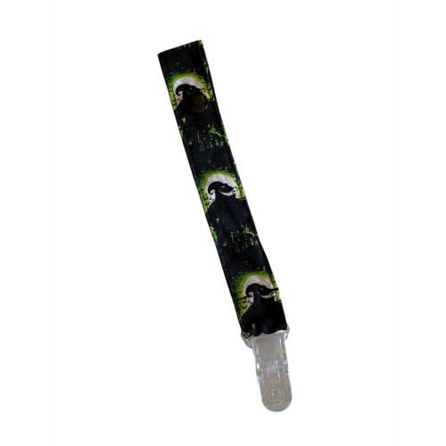 Newborn Oogie Boogie baby Pacifier Clip / infant baby shower gift