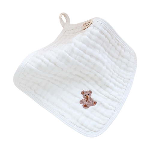 1pc/5pcs Baby Mouth Wipe Cloth Cotton Washcloths 6 Layer Soft Absorbent Burp Towels for Newborns Sensitive Skin
