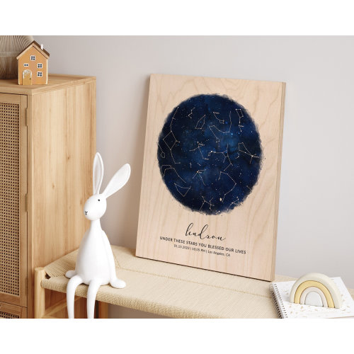Godson Gift From Godmother The Night Sky You Were Born Personalized Baby Baptism Gift New Born Baby Boy Gift Space Themed Nursery Gifts