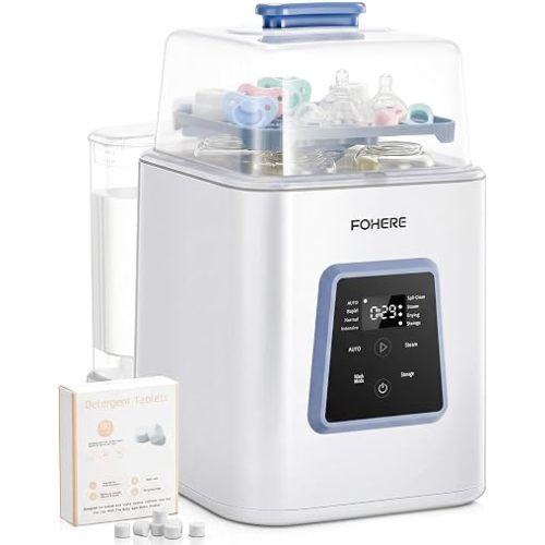 Baby Bottle Washer Pro, All-in-One Bottle Washer and Sterilizer and Dryer, Breast Pump Washer for Breast Pump Parts, Nipples, Newborn Essentials
