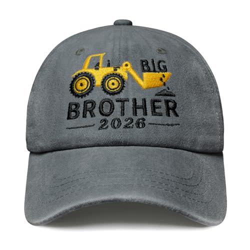 Big Brother Hats 2026 Big Brother Gift Adjustable Embroidered Baseball Hats for Boy