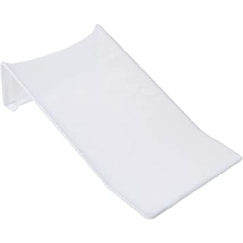 Jolly Jumper Bathe Eze (White) Baby Bath Support Lounger with Soft Slip-Resistant Surface, Portable Bath Essential for Sink or Tub Use