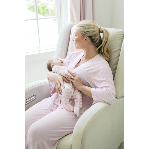 Mini-Stripe Mom Kimono Pajamas