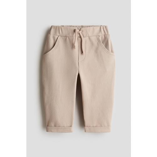DENIM-LOOK PANTS