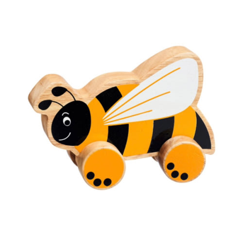 Wooden Toy Bee Push Along Toy | Fair Trade
