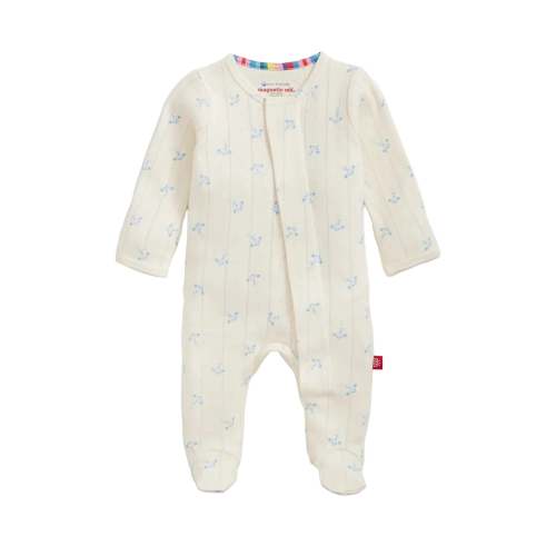 Magnetic Footie- Airplanes Pointelle