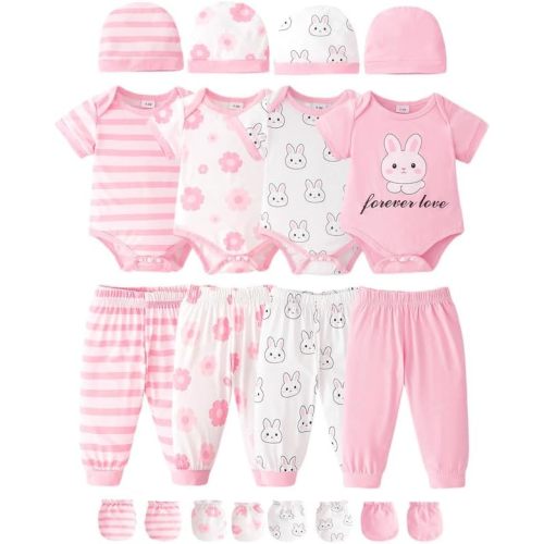 Baby Boy Girl Clothes Newborn Essentials Unisex Must Haves 20Pcs Set Cute Infant Outfits 0 3 6 9 12 18 Months