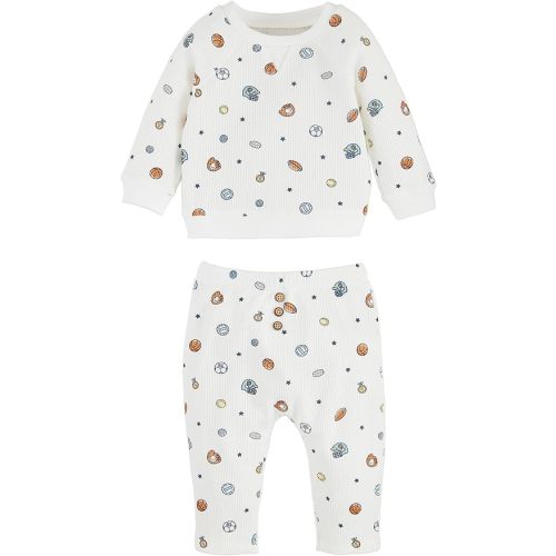 Mud Pie Children's Sports Print Set; 9-12M
