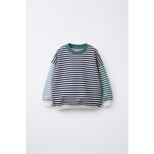 MULTICOLOR STRIPED SWEATSHIRT - Multicolored | ZARA United States
