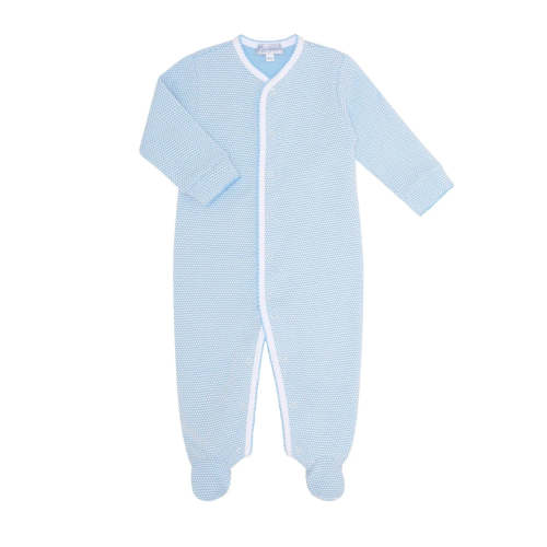 Bubble Baby Footie - Blue