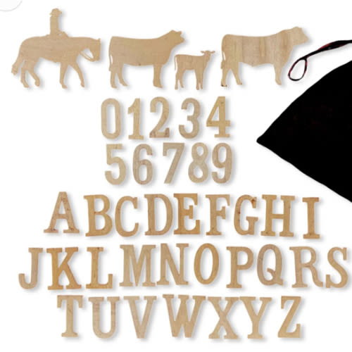 Alphabet, Numbers, & Cattle Drive Magnet Set (40 Pieces) – Cowkid Clothing Company
