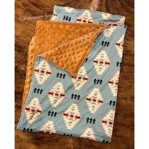 The Dakota baby Minky blanket