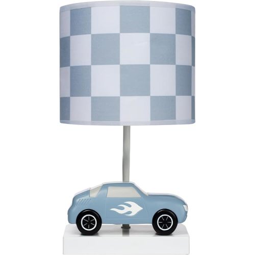 Lambs & Ivy Little Racer Sculpted Car/Transportation Lamp w/Shade and Bulb