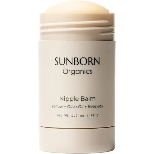 Nipple Balm | Nursing-Safe Lanolin-Free Nipple Cream with 3 Edible Ingredients for Sore or Cracked Nipples | Safe for Baby, No Wipe-Off, Third-Party Tested | Made in USA