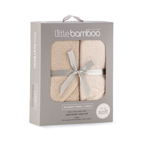 Little Bamboo Hooded Towel 2pk – Baby On The Move